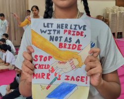 The Childrens Movement for Civic Awareness launch assembly conducted by std VIII students